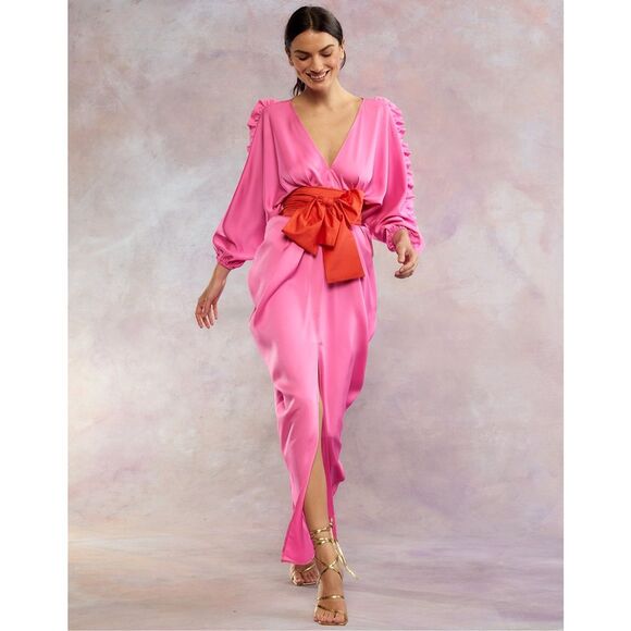 CYNTHIA ROWLEY DOLMAN SLEEVE DANCE DRESS - Picture 3 of 11